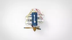 Airplane engine A 3D model