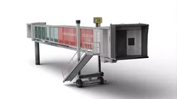 Airport Boarding Jetway Bridge Low-poly 3D model