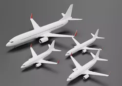 Boeing 737-600  737-700  737-800  737-900 Next Generation Pack 3D model