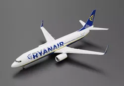 Boeing 737-800 Ryanair Livery 3D model