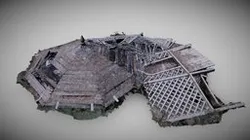 Destroyed Garden House [3D Scan]
