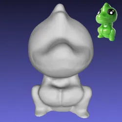 Din-Awa Crazy Bones 3D Scan
