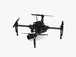 DJI Matrice 100 Quadcopter 3D model