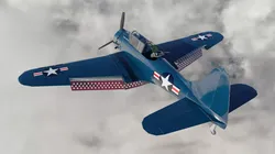Douglas SBD Dauntless - WW2 Plane Low-poly 3D model