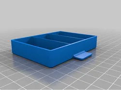 Drawer box with three #2 compartments