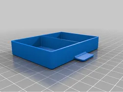 Drawer box with two #1 compartments