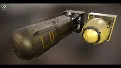 fat man and little boy nuclear weapon pack  3D model
