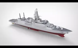 Frigate Type 26 3D model