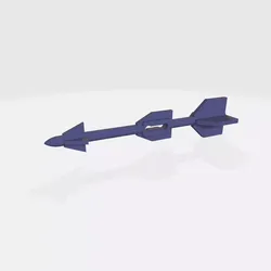 GI JOE SKYSTRIKER - missile 2 3D print model