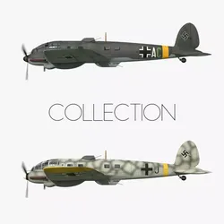 Heinkel He 111 - Eastern Front Collection Low-poly 3D model