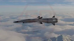 HYPERSONIC ROCKET Low-poly 3D model