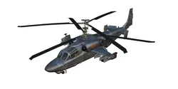 Kamov Ka-52 Low-poly 3D model