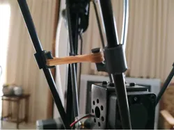 Kossel Delta Linear Rod clips for elastic band