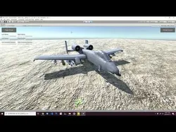 Low Poly A10 Thunderbolt II Low-poly 3D model