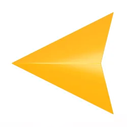 Navigation Map Arrow Low-poly 3D model