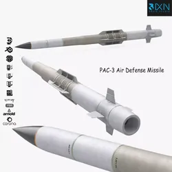 PAC-3 Air Defense Missile 3D model