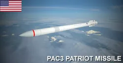 PAC 3 Missile Low-poly 3D model