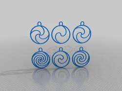 PENDANTS SPIRAL 2X 3X 4X / 0.5 & 1 TURNS