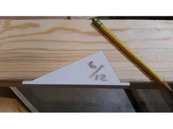 Roof Rafter Notch Template