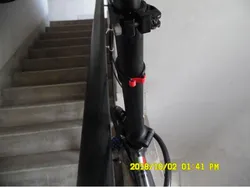 Rubber Tie for Bicycle LED Flashing  Light