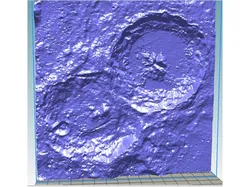theophilus, cyrillus craters of the moon