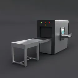 Xray 3D Model metal detector machine Low-poly 3D model