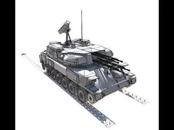 ZSU 23-4 Shilka Low-poly 3D model