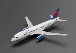 Airbus A220-300 Delta Livery 3D model