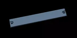 AIRBUS A320 OVERHEAD - BLANK LEFT PANEL 3D print model