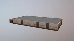 Arlanda Schenker Logistics Low-poly 3D model