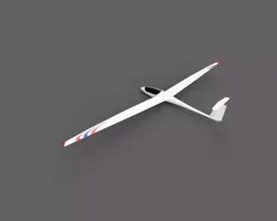 ASH 31 4m Scale Sailplane 3D model