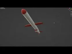 BGM-109 Tomahawk cruise missile 3D model