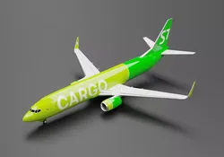 Boeing 737-800 S7 Airlines Cargo Livery  3D model