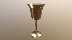 Brass Goblet - Game ready