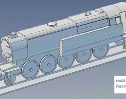 Bulleid Q1 loco variations 2-10-2T and 4-6-2T Boiler type C 1/87 scale
