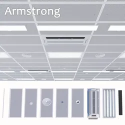 Ceiling system Armstrong  Low-poly 3D model