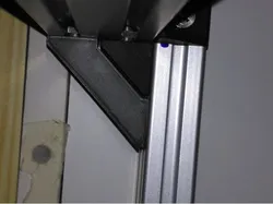 Corner brackets for alu profiles 20x20, 20x40