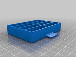 Drawer box with eight #2 compartments