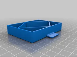 Drawer box with five #2 compartments