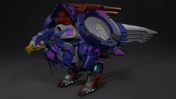 Eagle Robot Low-poly 3D model
