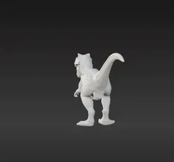 Flexible Joint T-Rex 3D Print Model for Dinosaur Fans and Collectors