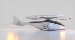 Futuristic Drone A 1 3D model