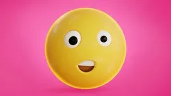 Goofy face Animated Emoji Low-poly 3D model