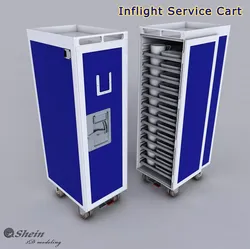 INFLIGHT SERVICE CART 3D model