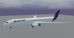 Latam Boeing 787-9 dreamliner 3d model Low-poly 3D model