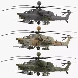 Mi-28N Collection 3D Model Pack