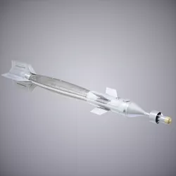 Military Missle Low-poly 3D model