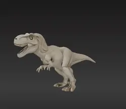 Realistic Anatomical T-Rex Articulated Figure, Printable 3MF File