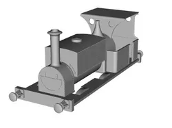 Selsey Tramway/West Sussex Railway 0-6-0ST Manning Wardle loco Sidlesham  Early 1/43 scale