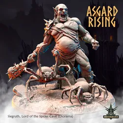 Siegruth, Lord of the Spider Cave /Diorama/ /Pre-supported/